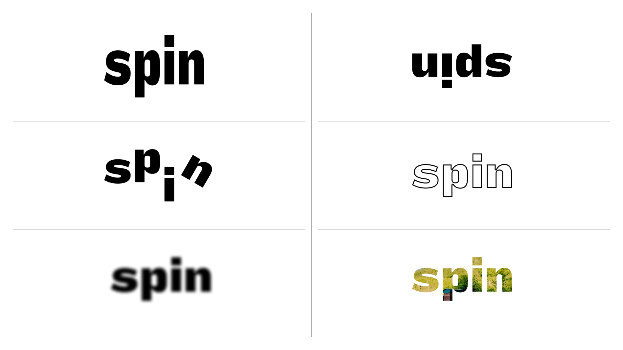 Wordmark do nots