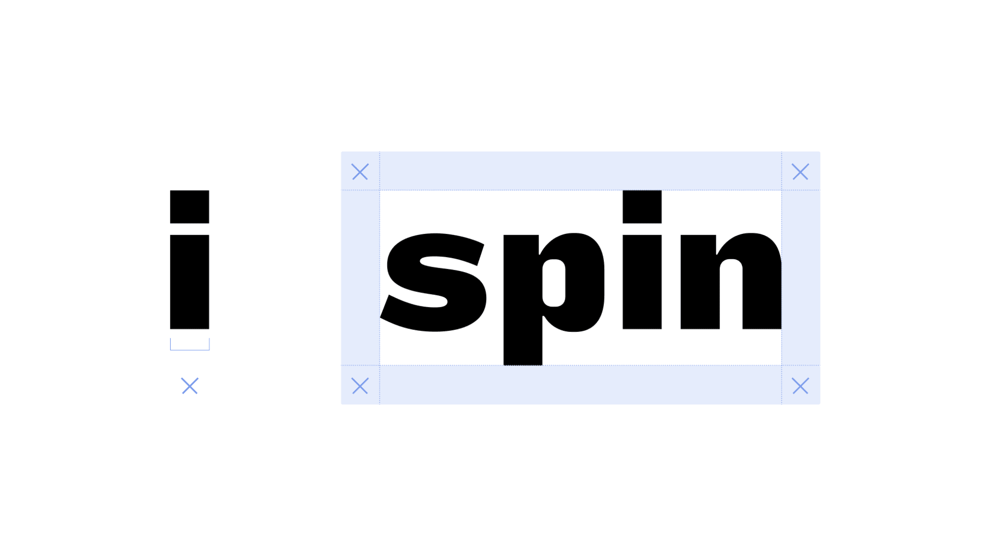 Wordmark clear space diagram