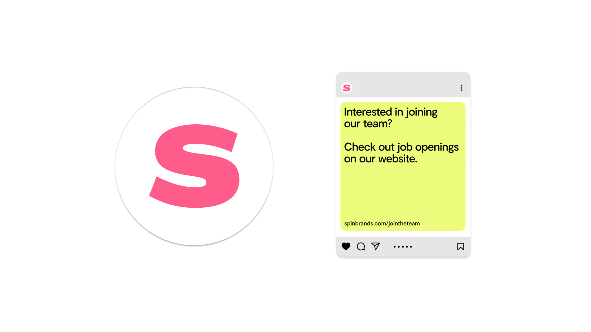 Shortened wordmark in use