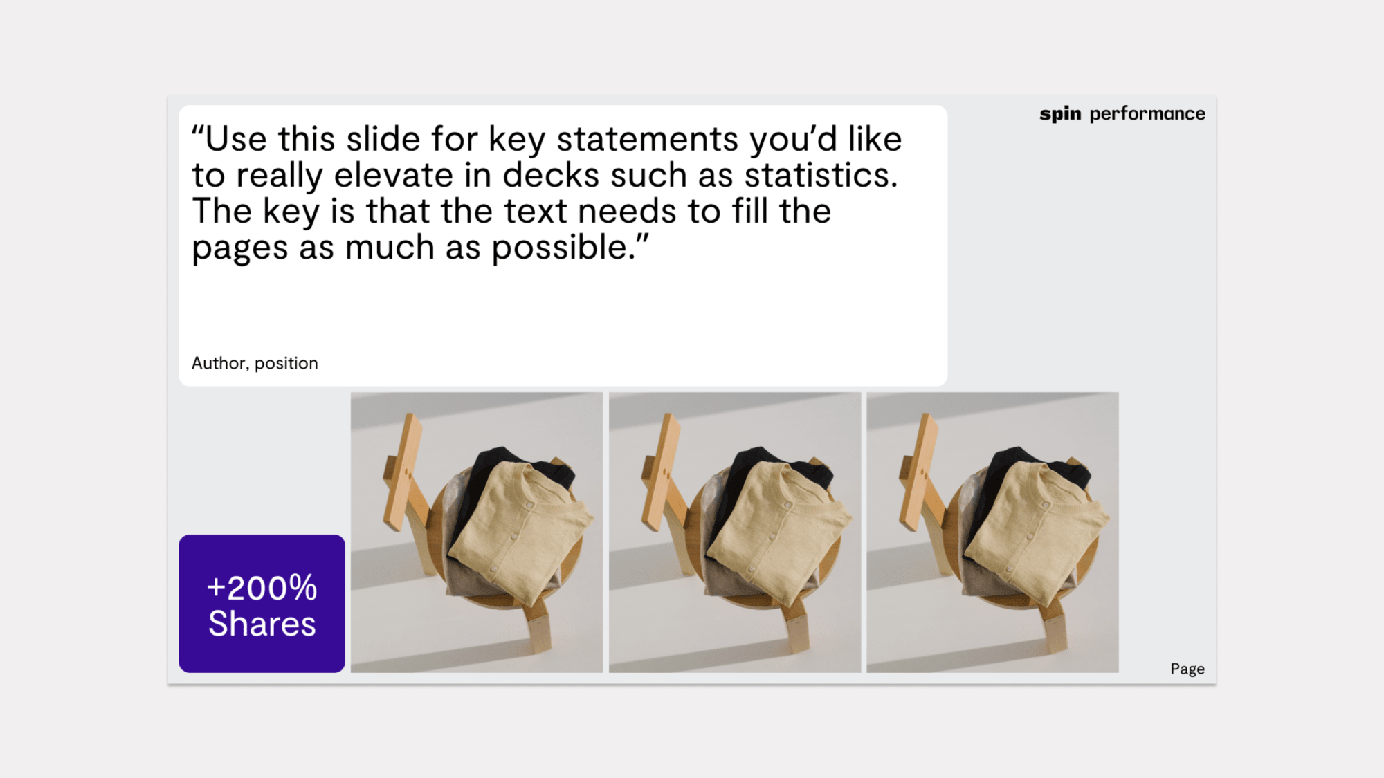 Internal page example