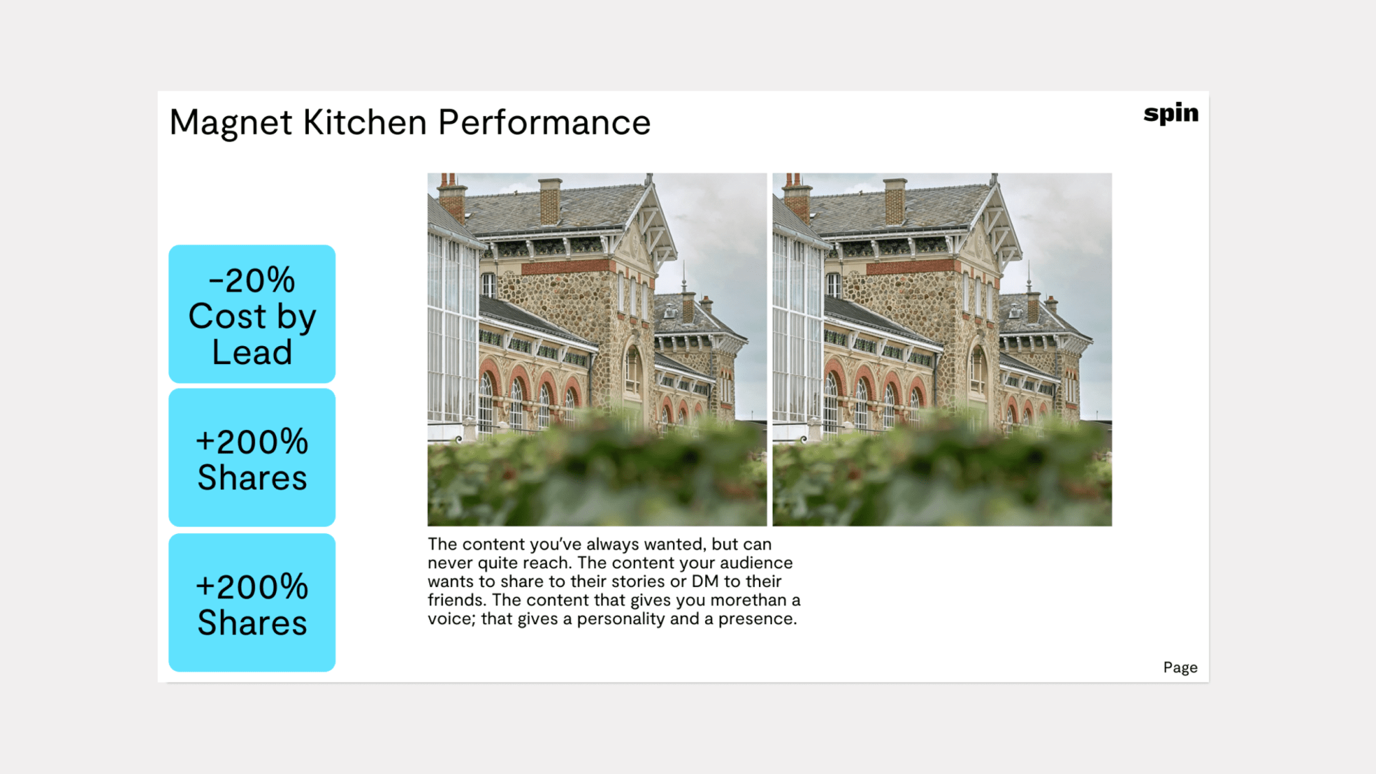 Internal page example