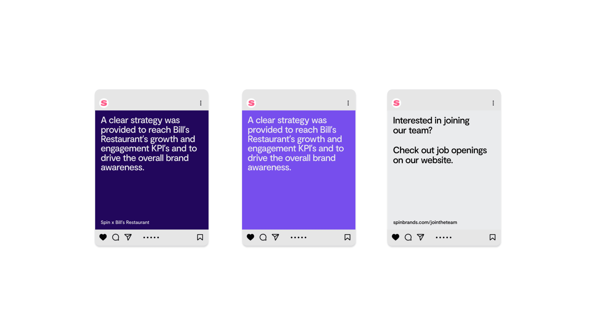 Instagram post - text and colour