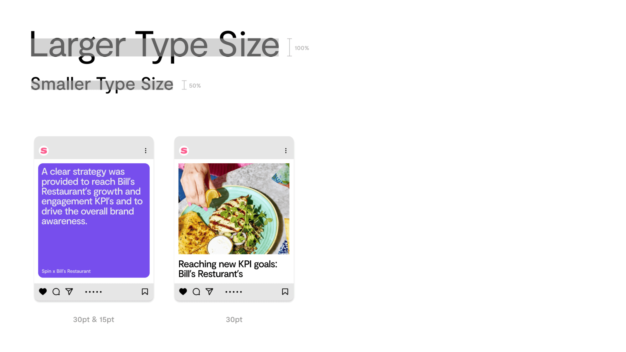 Performance social type scaling