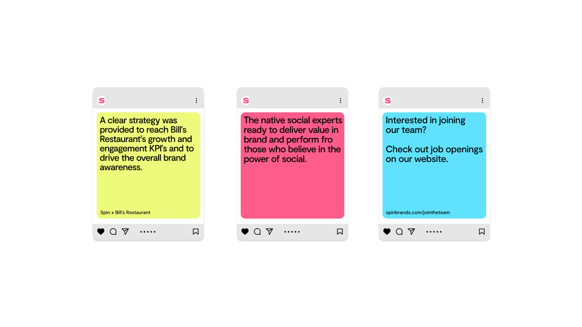 Instagram post - text and colour